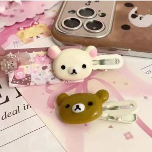 Cute Bear Hairpins Set Preppy Headdress Plastic Hair Accessories