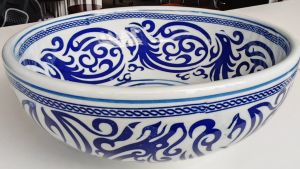 KOEN HANDMADE DESIGNER ART BASIN CERAMIC (BOWL SERIES) 410mm(D) x 140mm(H)