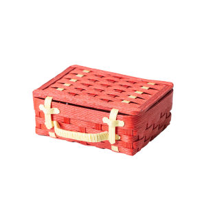 Mini Portable Paper Willow Weaving Handcraft Material Kit Creative DIY Gift Photo Decoration Fabric DIY Accessories