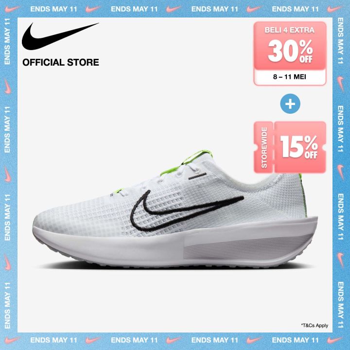 Nike Men's Interact Run Road Running Shoes - White [FD2291-102]