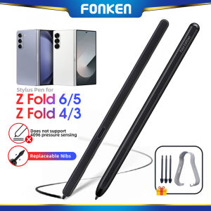 FONKEN ปากกาสไตลัสสำหรับ Samsung Galaxy ปากกาสไตลัสพับได้6/5พับ4/3ฉบับที่เขียนด้วยลายมือพร้อมปลายแปรงเอนกประสงค์