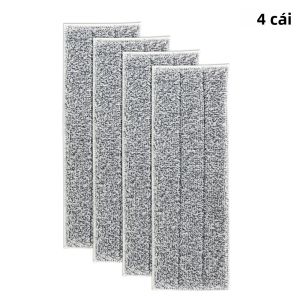 Phụ Kiện Cây Lau Nhà 4/6 Mảnh Miếng Thay Thế Sợi Microfiber Thân Thiện Với Môi Trường Có Thể Giặt Được Đầu Lau Phun Xịt Dùng Cho Vệ Sinh Nhà Cửa
