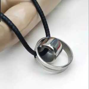 Kalung Tali Hitam Pria Dan Wanita. Bandol 2 Cincin Keren / Kalung Tali Korea