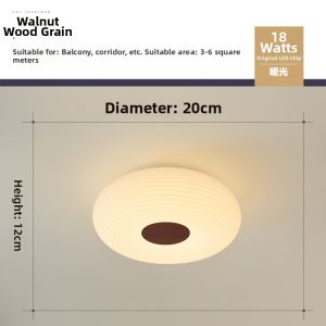 FANZHEN | Nordic Creative Simple Web Celebrity Original Wood Ceiling Light for Bedroom Dining Room Study Hallway