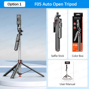 AXNEN | Handheld Selfie Stick Auto Open Tripod for iPhone 17 16 15 14 Portable Selfie Ground Tripod for Travel Vlog Video 360° Shooting
