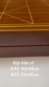 Combo Cờ Tướng Gồm Bàn Cờ Gấp Và Quân Cờ Giả Ngọc - Tuỳ Chọn Màu và Size