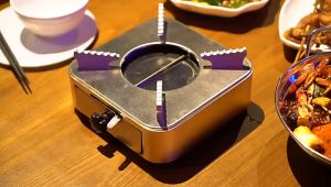 Portable Camping Alcohol Stove Rack Combo Set Mini Portable Liquid Alcohol Stove