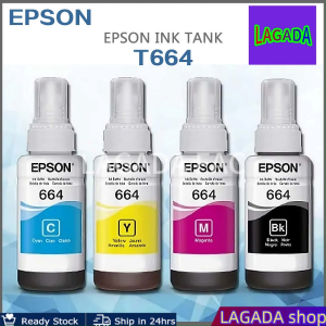 Original Epson 664 ink Genuine Bottle T664 ink L350 L110 L355 L365 L120 L121 L200 L1300 L220 L300 L310 L565 Printer Epson ink Bote ng (Sealed packaging)