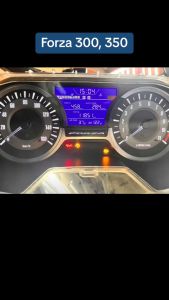 Forza 300/350 มาตรวัดความเร็วสุดล้ำ ดีไซน์พรีเมียม!