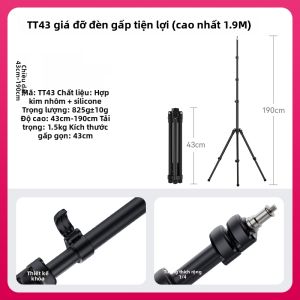 Ulanzi | Chân Đèn Chụp Hình Di Động Nhẹ 1.94m