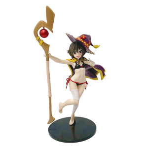Bandai | New Anime Figure KonoSuba Gods Blessing on This Wonderful World Anime Figure Megumin Figures Cute Statue Collectible Model Toys