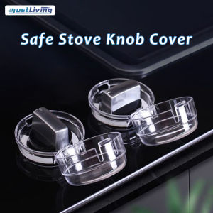 Justliving 5 cái nắp núm vặn bếp an toàn Thiết kế có khóa nâng cấp Kích Cỡ phổ thông nắp núm lò gas an toàn nắp chống bếp nắp bảo vệ núm lò chống trẻ em cho trẻ em và vật nuôi cho lò nướng/đầu bếp/bếp ga