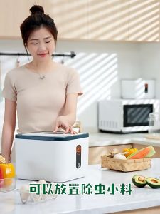 YYMARKET Rice Storage Box Grain Container Household Cereal Rice Bucket Insect and Moisture Proof Sealed Kitchen Organizer