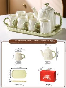 Mr.Snail | Ceramic Tea Set Home Kitchen Use Gift
