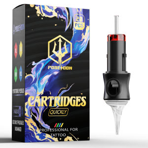 Poseidon | POSEIDON V5 20PCS Tattoo Needles Disposable Safty RL Tattoo Cartridge Needle Hot Sale Permanent Makeup Tattoo Needles