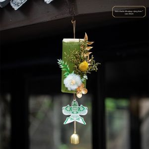 QIWEILANG | Trang Trí Chuông Gió Tre DIY