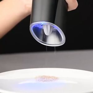 PDM Electric Salt Pepper Grinder Smart Sensor Spice Grinding Bottle with Led Light Household Pepper Electric Grinder