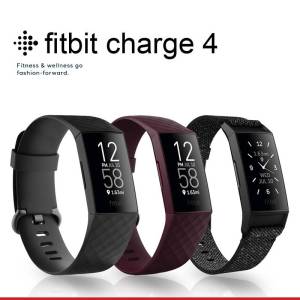 Fitbit Charge 4 Health & Fitness Tracker Sport Smart Watch Tracker With Sealed Box