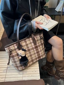 TAOHUALIHUA | Large Capacity Wool Tote Bag