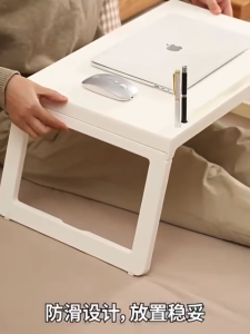 ❣️SPACEIDEAS❣️ Portable Table Foldable Table with iPad Holder Phone Holder Pencil Holder Laptop Table Study Table Office Table Multifunctional Computer Table Folding Table Foldable Desk Laptop Stand Breakfast Bed Tray Computer Portable Serving Table