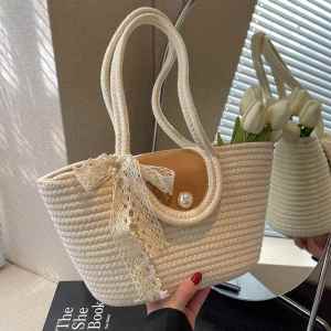 PAMPAS | Straw Weaving Large Capacity Travel Beach Fashion Backpack