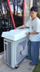 COCOGU กันสาดแอร์ กันแดด กันฝน ลดเสียงรบกวน ต้านการเสื่อมสภาพ