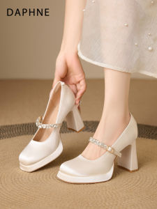 Daphne | Strass Ankle Strap Mary Jane Pumps Heels