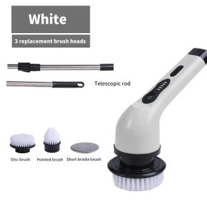 OLOEY | Electric Cleaning Brush Electric Spin Cleaning Scrubber Electric Cleaning Tools Parlour Kitchen Bathroom Cleaning Gadgets