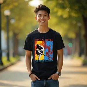 KurniaKaos: Kaos Distro Musik GUNS N ROSES Bahan 24s