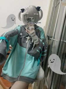 เสื้อแจ็คเก็ตสปอร์ตฤดูใบไม้ร่วง/ฤดูหนาวแบบลำลองสไตล์ญี่ปุ่น ชุดกีฬา ดีไซน์ดั้งเดิมของ Aby Culture ผ้าฝ้ายผสมโพลีเอสเตอร์ 100%