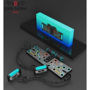 Bộ Dụng Cụ Chống Đẩy Đa Năng Hít Đất 3 Trong 1 Tích Hợp Tập BụngDây Kéo Tay Thế Hệ Mới