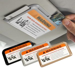 Car Card Clip Sun Visor Organizer Temporary Parking Card Holder Dash Board Paste Mount Auto Interior Storage Stowing Tidying