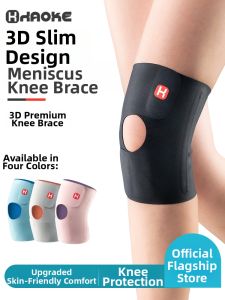 Thin 3D Patellar Support Knee Brace for Meniscus Injury