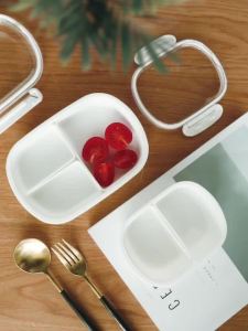 350-950ML Bento Lunch Box Removable Compartments Leakproof Food Container Microwave Dinnerware