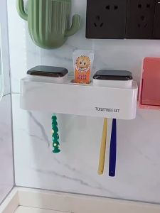 Rak Tempat Holder Sikat Gigi Odol Kamar Mandi Organizer Tempat Sikat Gigi Kamar Mandi Rumah Hotel