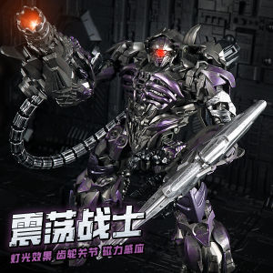JK-17 Shockwave Transformation Toys with Light Movie Version SS56 Shock Wave Vehicle Deformation Machine Robot Toy Model