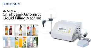 GFK-160 Water Softdrink Liquid Filling Machine: A Digital Control Solution for Small Bottle Filler