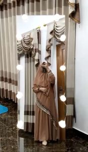 Gamis syar. RKS DEWASA DAN ANAK 5 sampai 12 thceruti babydoll model Renda serong Kriwil /model RKS/gamis syari variasi renda gold serong/persi baru busuy