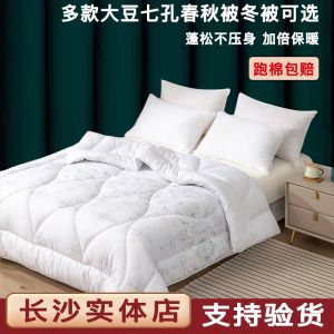 DUOXIAI Soybean Spring and Autumn Quilt Counter Genuine Goods Thickened Heattech Single 1.2M Double 1.8 Bed Air-Conditioning Quilt