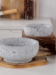 Tô Đá Nóng giữ nhiệt nấu phở làm cơm trộn thiết kế sang trọng - Bát Đá Giữ Nhiệt Tặng Kèm Đế Gỗ (Không nấu trực tiếp)