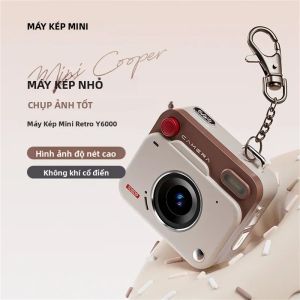 Máy Quay Phim Kỹ Thuật Số Bỏ Túi Mini HD 2025 Kiểu Cổ Điển Nhỏ Gọn Dạng Móc Khóa Dùng Cho Du Lịch Ngoài Trời Chụp Ảnh Quay Phim Quà Tặng Tiện Lợi