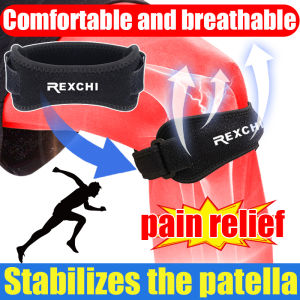 Anti-slip Breathable Adjustable Patella Kneepads Belt Improve movement stability Sports and Fitness knee Support Strap Pressurized shock absorption knee support Belt Relieve knee pain Patella Knee Strap