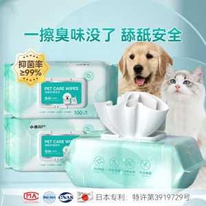 Pet Cleaning Wipes Cat Dry Feet Wipe Body Free Bath Deodorant Cleaning Gadget Dog Dry Cleaning Antibacterial Licked
