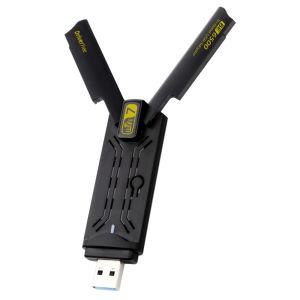 KEBIDU | BE6500 Wifi 7 USB Adapter 6500Mbps Tri-Band 2.4G/5G/6G USB3.0 Adaptador Wireless Network Card Wifi Receiver Dongle for PC Laptop