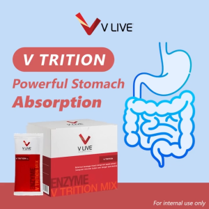 V Trition Digestive Health Support | Probiotics Enzyme & Fibre (28 Sachets)