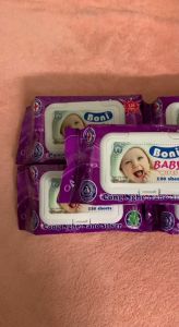 Khăn giấy ướt baby BoniBoni 120 tờ LÔ HỘI an toàn cho trẻ em