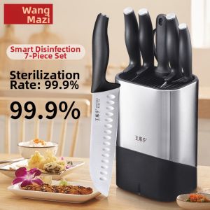 WANGMAZI | Sharp Kitchen Knife Set with Drying