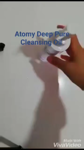 Dầu tẩy trang làm sạch sâu chỉ với 1 lần cả với lớp trang điểm đậm chăm sóc da mụn đầu đen và lấy sạch bã nhờn lỗ chân lông 150ml -  Atomy Deep Pure Cleansing Oil𝐥 - 애터미 딥퓨어 클렌징 오일 -  Атоми Гидрофильное масло