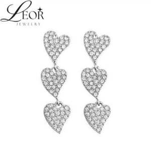 LEOR-Drop Earrings for Women Korean Style 925 Silver Subang Telinga Perempuan韩式耳环吊坠 [Ready Stock]