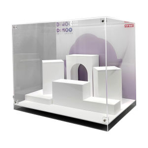 Integrated Popmart Dimoo Classic Reproduction Series กล่องตาบอดกล่องเก็บของไม่ต้องติดตั้งสะสม Organizer